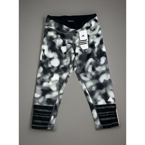 NWT Adidas Climacool Supernova 3/4 Leggings Womens M Reflective‎ Fitted Comfort